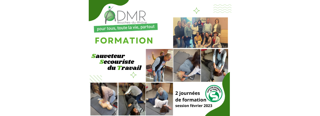 Formation SST pour nos salarié-es d'intervention ADMR dans les Bouches-du-Rhône